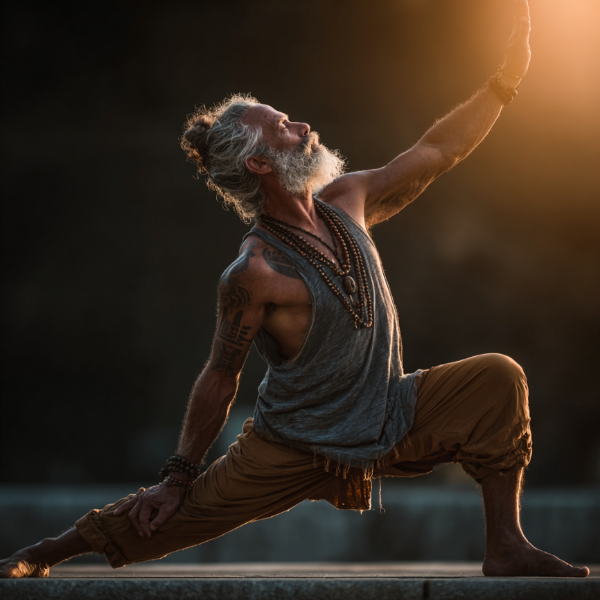 Заняття йогою для літніх людей